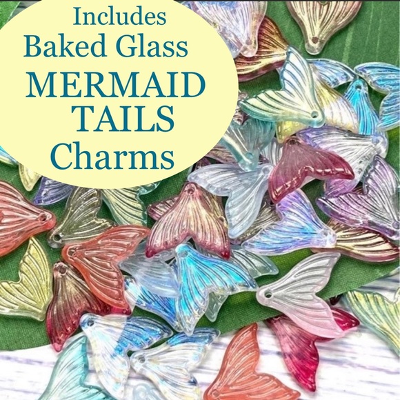 NEW MERMAIDS CHARMS PENDANTS & MORE MEGA BUNDLE GOLD SILVER ENAMEL DIY JEWELRY - Picture 2 of 15